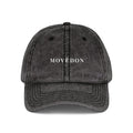 MOVĒDON™ Vintage Embroidered Cap — Black